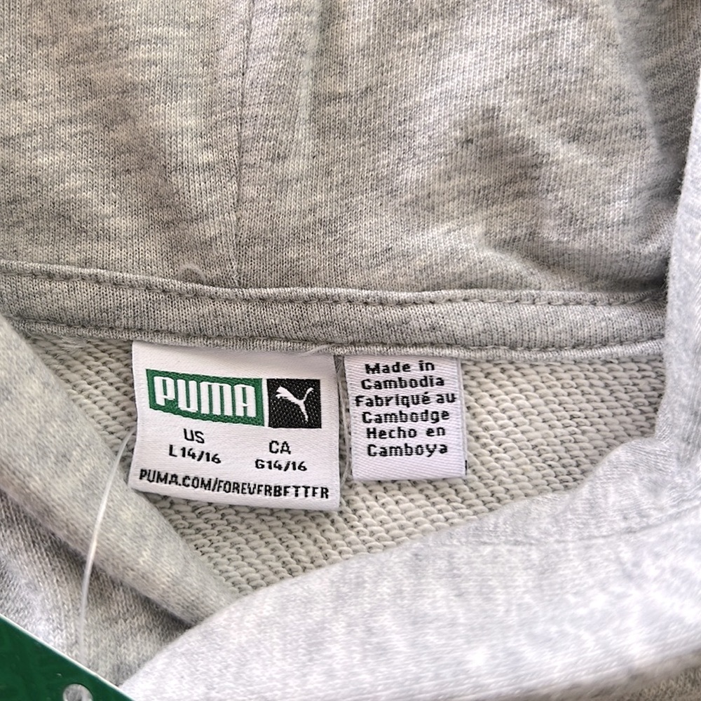 NWT Puma Boys Hoodie Sweatshirt - Picture 5 of 8